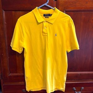 Big Boys Yellow Classic Fit Polo by Ralph Lauren Polo Shirt